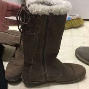 Kierston zip up lace up boots